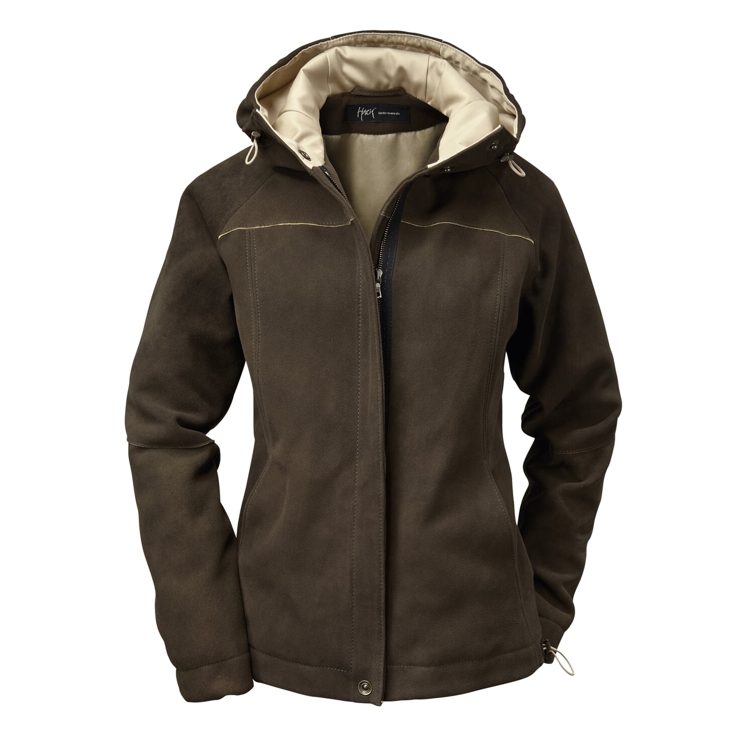 ladies-hooded-jacket-deerskin. 