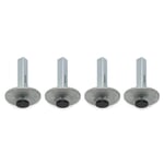 Feet and castors for Container DS Adjustable feet with steel disk