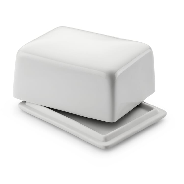 Smørskål i porcelæn, Til et stykke på 125 g