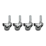 Feet and rollers to Container DS Rollers, galvanized