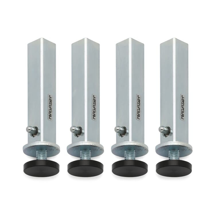 Pieds et roulettes pour Container DS, Pieds de réglage