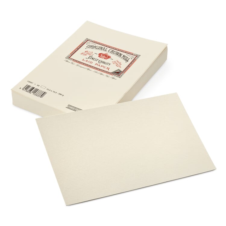 Letter card, Crown Mill Vergé