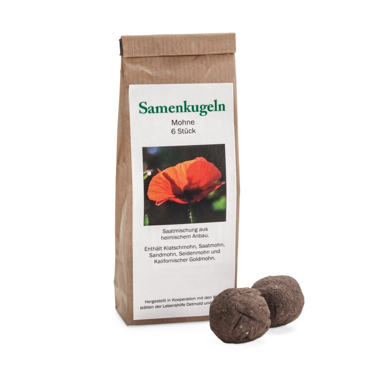 Flower seeds Seed balls, Poppy seeds