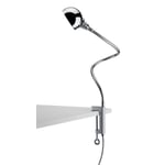 Luz de pinza flexible cromado