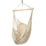 Hängesessel Baumwolle Beige