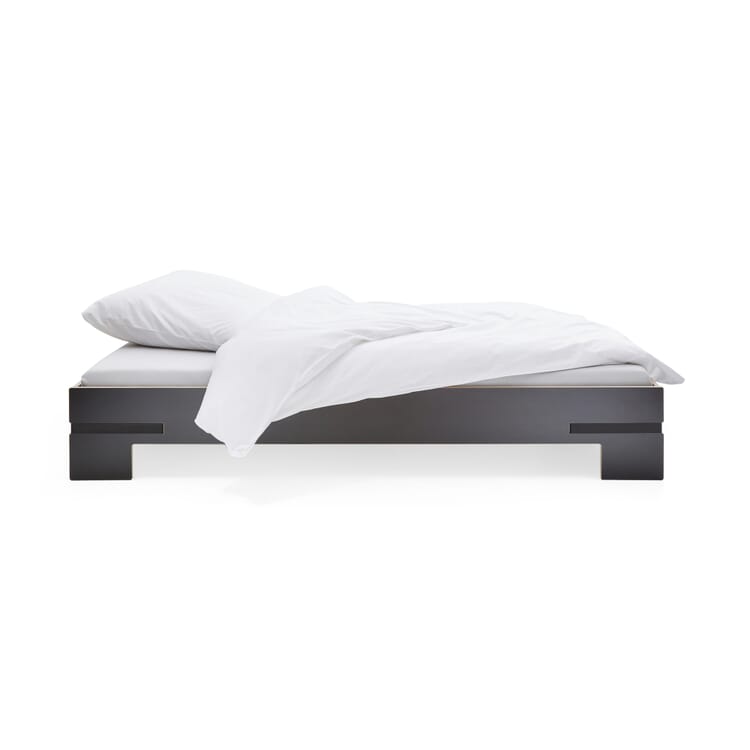 Bed Strap bed zwart, 180x200cm banden zwart