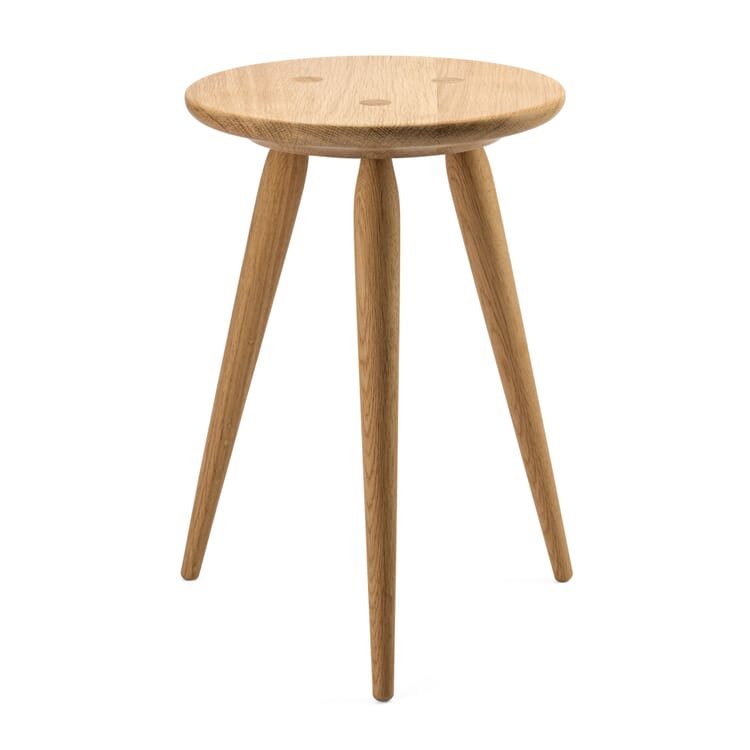 Stool oak wood
