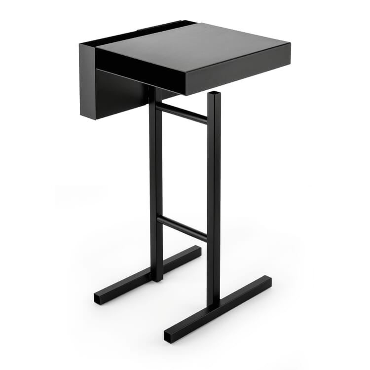 Side table station, RAL 9005 Jet black