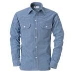 Camicia da uomo modello Pepita Blu e bianco
