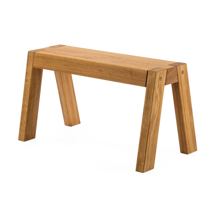 Stool oak wood