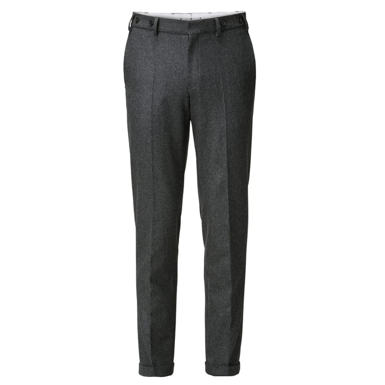 Pantalon en flanelle pour hommes, Anthracite-mélange