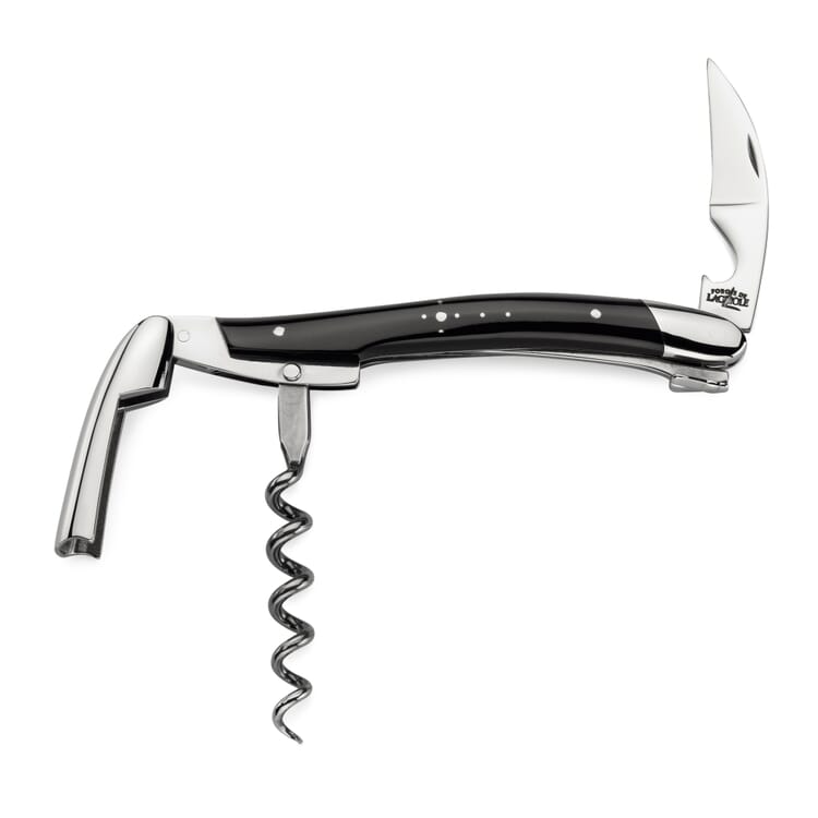 Cuchillo de camarero Laguiole cuerno de búfalo