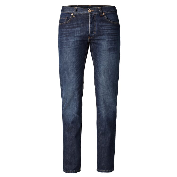 Men Jeans Slim Straight, Blue