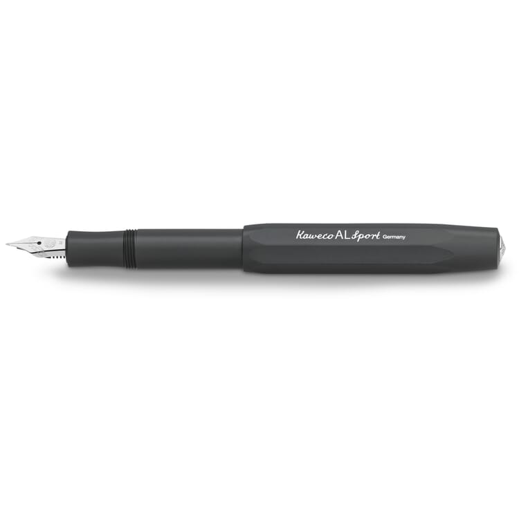 Füllfederhalter Kaweco Sport Aluminium, Schwarz