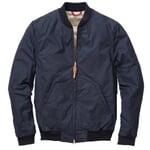 Blusón de algodón para hombre Azul marino