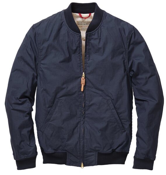 Herrenblouson Baumwolle Navy