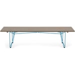 Table et banc BTB Piètement RAL5012 Bleu clair