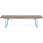 Tafel en bank BTB-onderstel RAL 5012 Lichtblauw