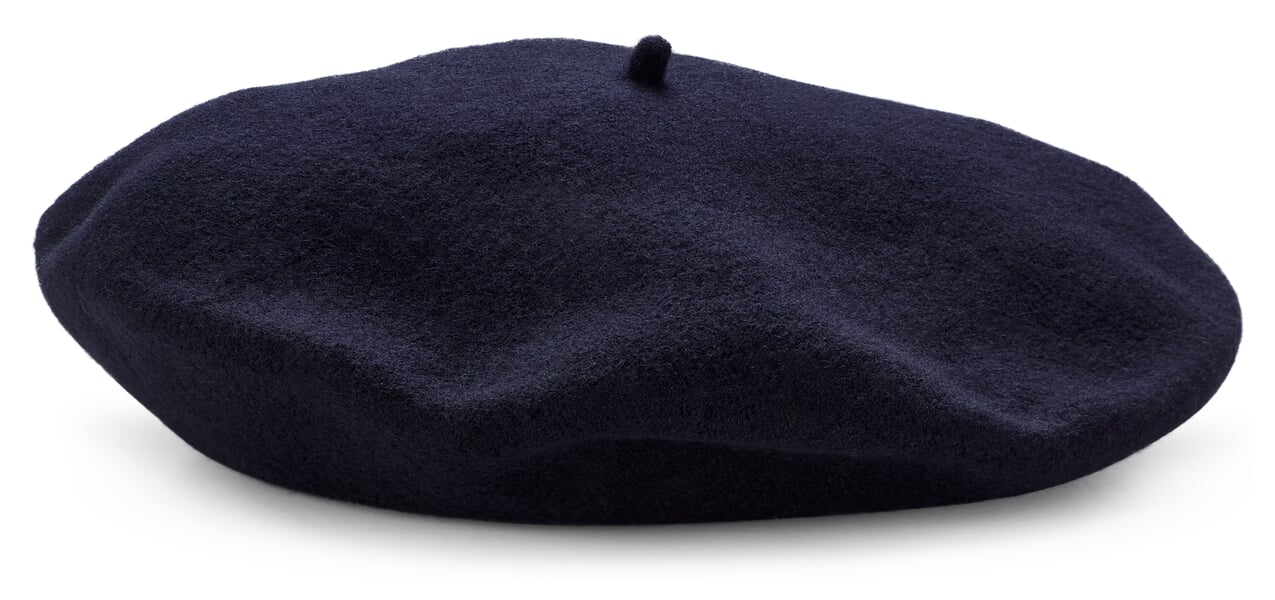 Baskenmuts voor dames Navy