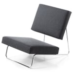 Fauteuil Lounge Chair Hirche Chromé