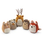 Animaux de la forêt en feutre