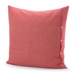 Kussensloop Bauernkaro Rood-wit 80 × 80 cm