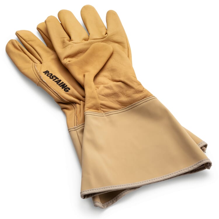 Gartenhandschuh Leder lange Stulpe