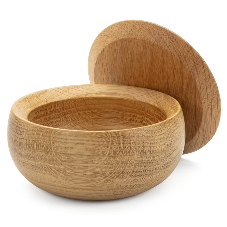 Boîte à couvercle en bois massif, Chêne