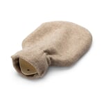 Hot water bottle with merino wool cover Nature
