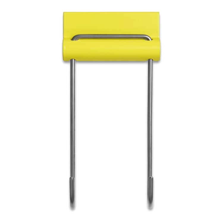 Crochet de porte Louis 20, RAL 1016 Jaune soufre