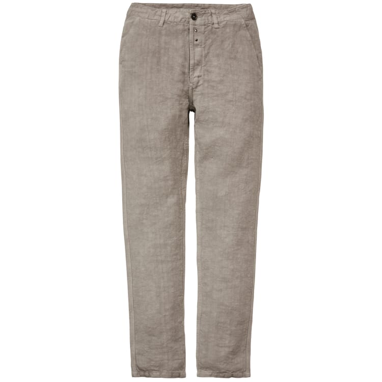 Herrenhose Leinen, Taupe