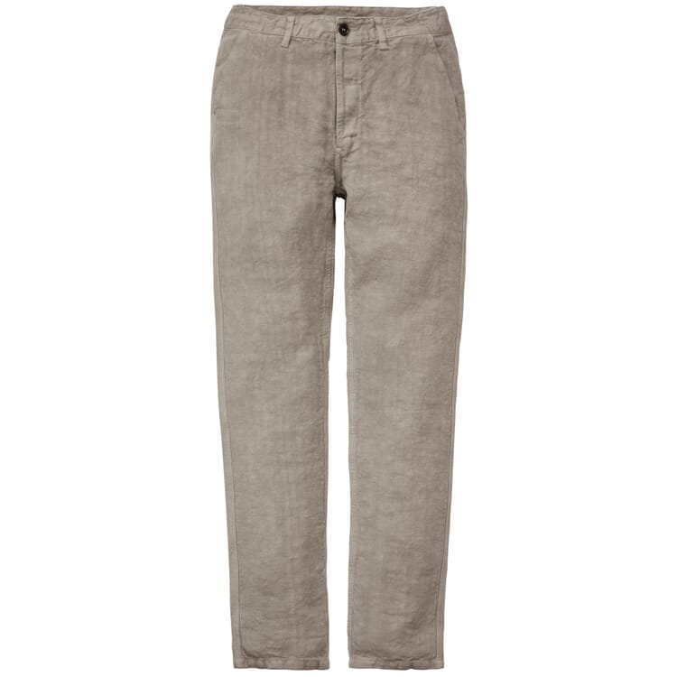 Pantalon homme en lin, Taupe