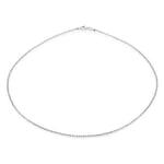 Diamond-Cut Necklace Silver
