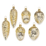 Christmas tree ornaments mouth blown forest fruits