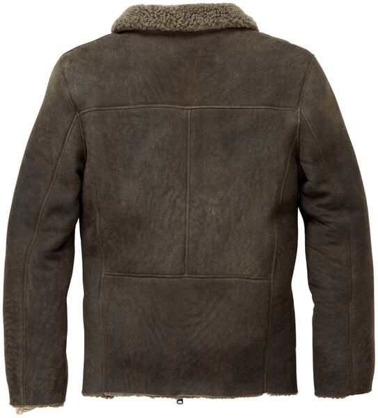 Men lambskin jacket Marone
