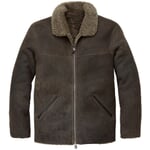 Men lambskin jacket Marone