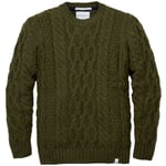 Pulls homme en laine mérinos Mélange vert