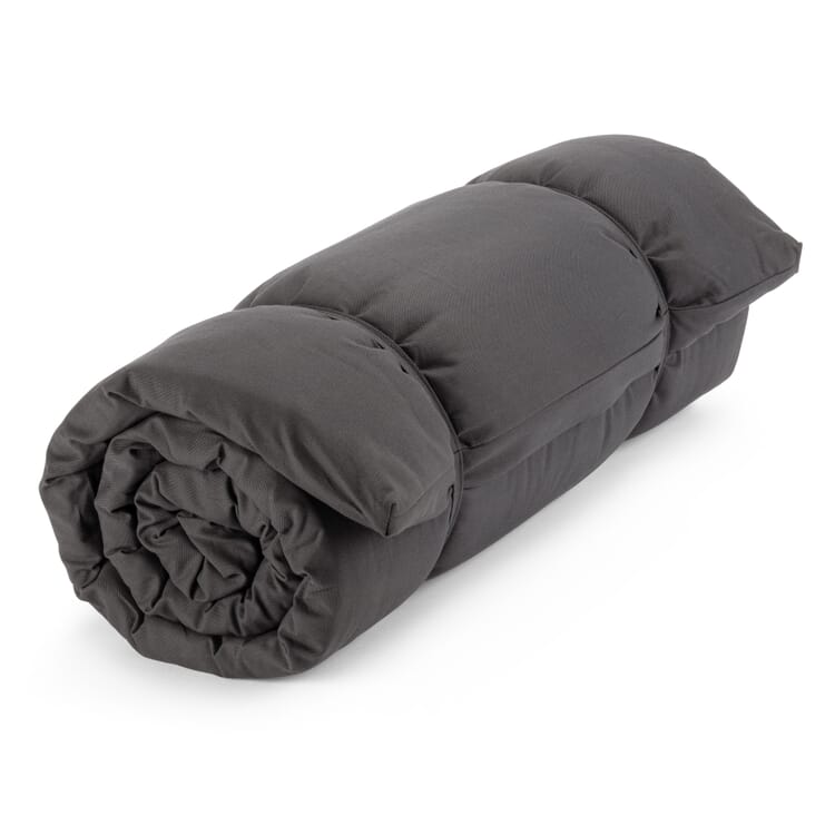 Gymnastikmåtte i bomuld, Anthracite