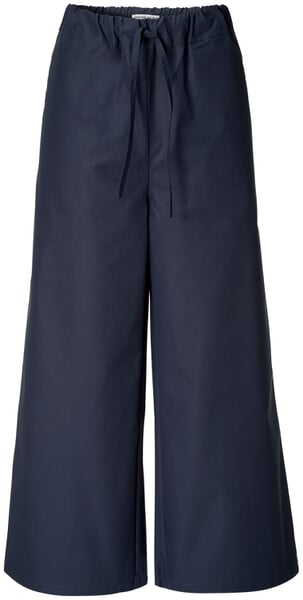 Pantaloni da donna in popeline a 7/8 Blu scuro