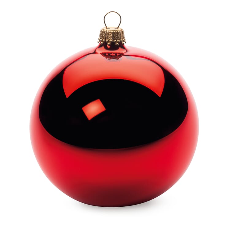 Lauscha tree balls glass, Red