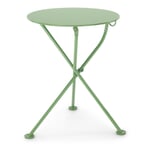 Mesa de balcón plegable de acero Verde pálido