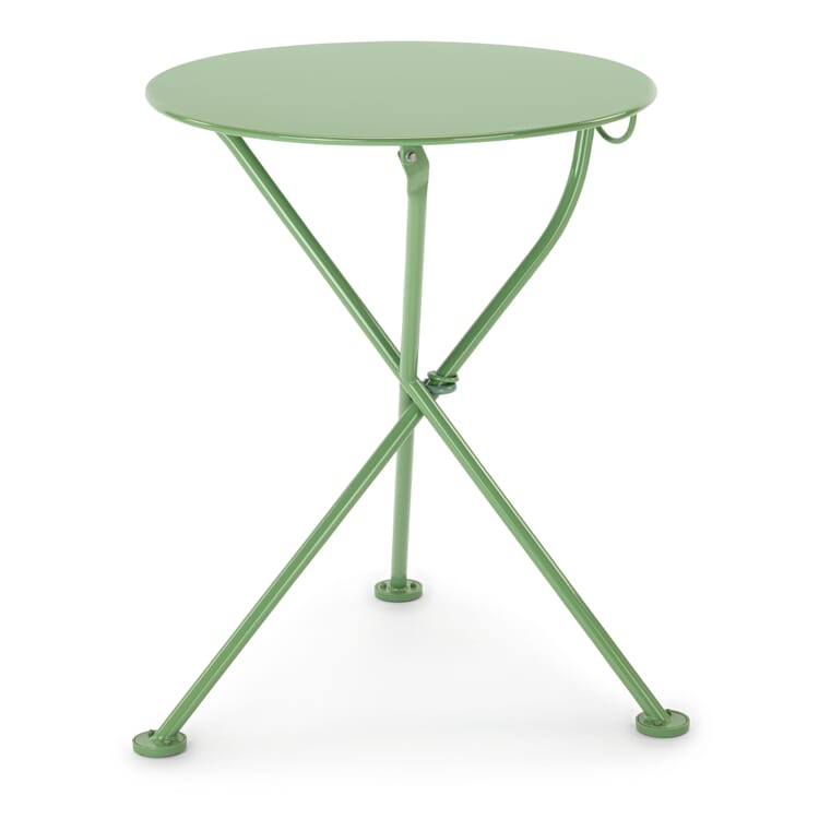 Table de balcon pliante en acier, Vert pâle
