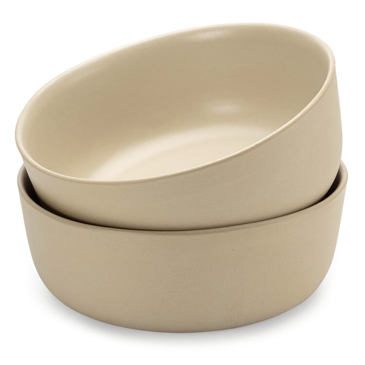 Schale, Natur-Beige