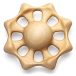 Maple Wood Baby Rattle sunflower