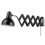 Scissor wall lamp Black