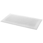 Bath mat double pile White 70 × 130 cm
