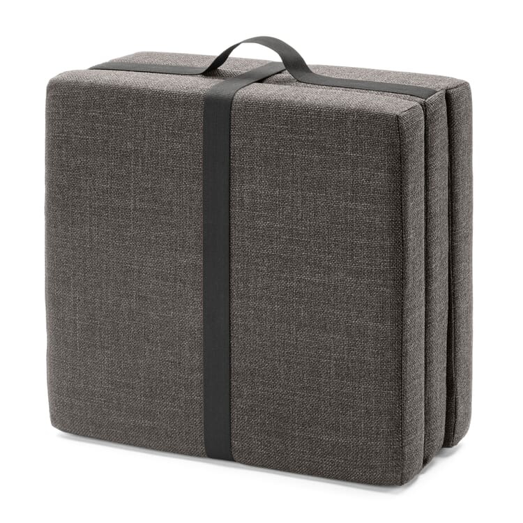 Matelas pliable Flex Plus, Brun foncé