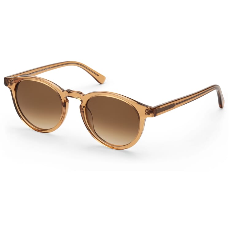 Lunettes de soleil unisexe, marron clair