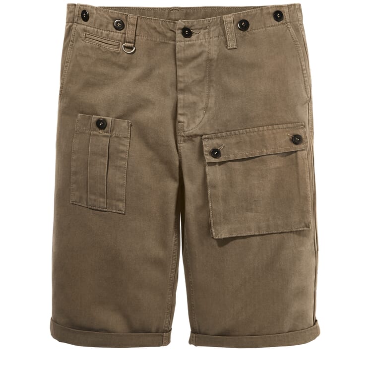 Pantalones cortos de hombre 1932 abotonados, Camel