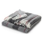 Alpaka-tæppe i grå toner